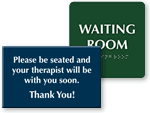 Waiting Room Signs