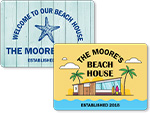 Welcome to My Beach House Signs