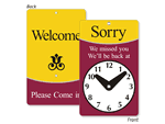 Will Return Clock Signs