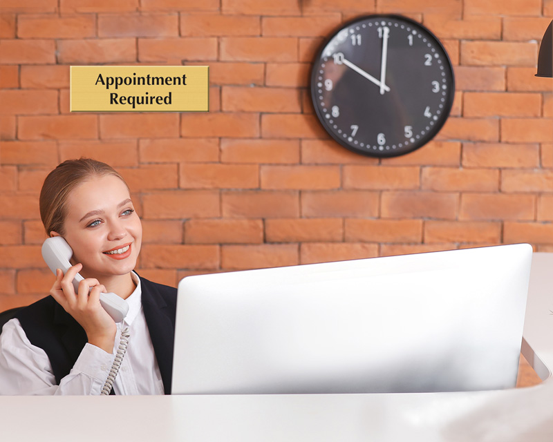 Notice: Please Wait In The Waiting Room Until Your Name Is Called Portrait - Wall Sign - Foto 8