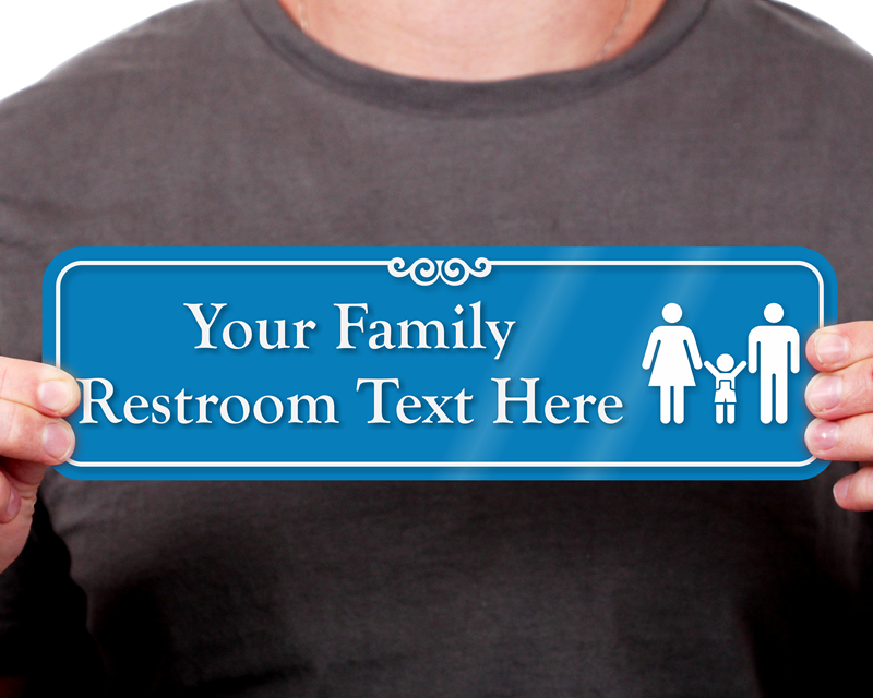 Walmart Family Restroom Sign