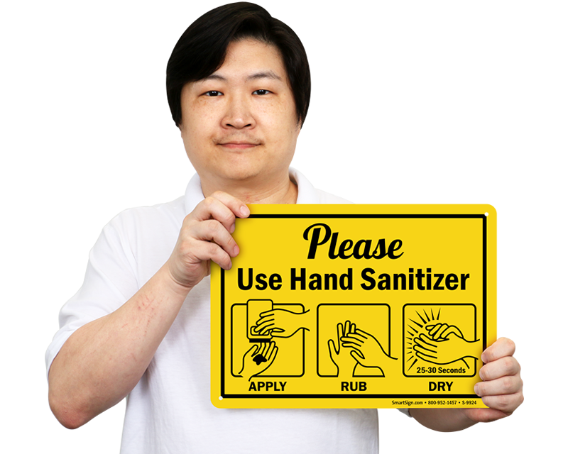 Hand Sanitizer Signs