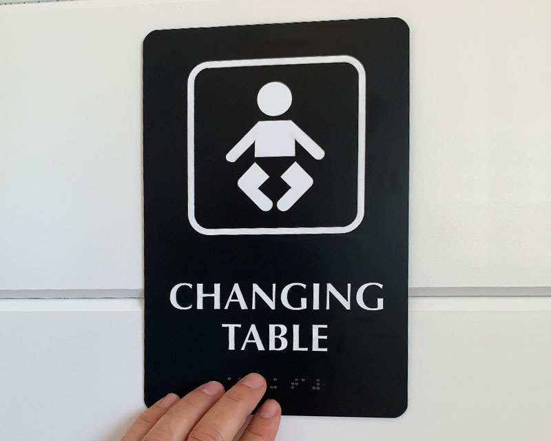 Diaper Station Bathroom Signs Baby Changing Room Signs