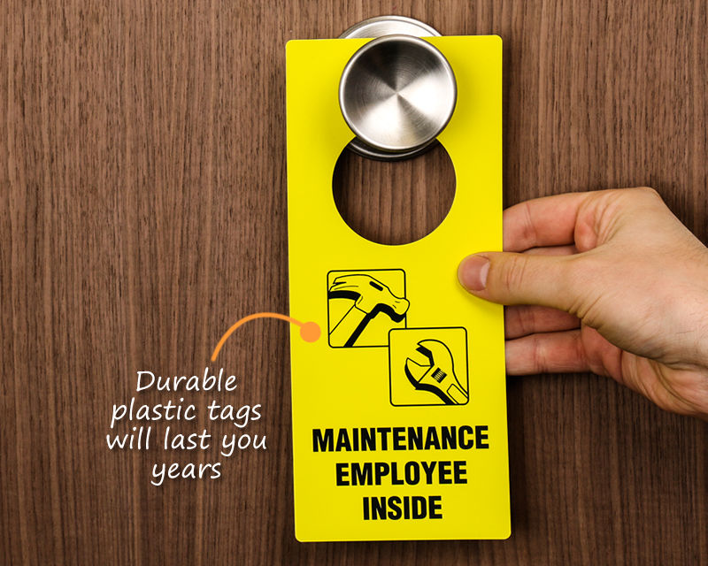 maintenance-door-hangers-add-your-name-or-in-stock-designs