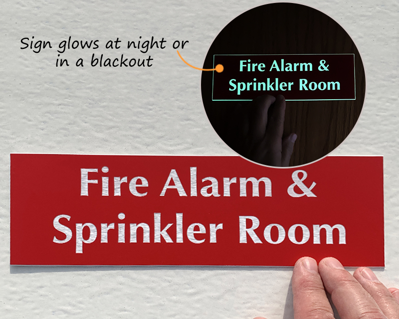 Sprinkler Room Signs