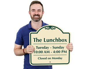 18 'Custom Signature Signs