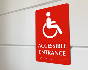 ADA Accessible Braille Signs