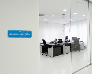 Administrative Door Sign