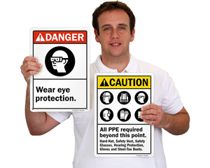 ANSI PPE Signs