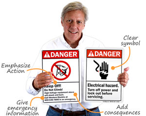 ANSI Danger Signs