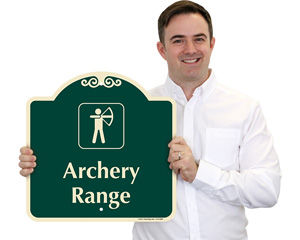 Archery Range Signature Sign