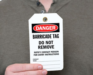 Barricade Tags