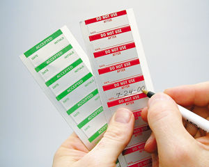 Debossable Aluminum Calibration Labels