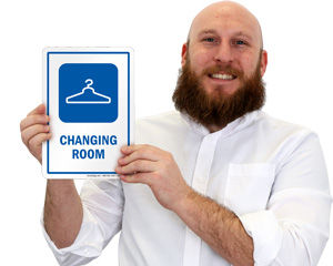 Changing and Dressing Room ADA Signs