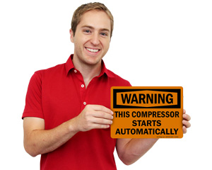 Compressor Room Sign