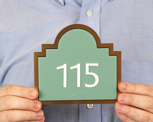 Custom Address Sign