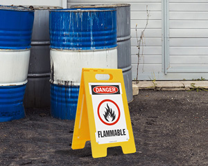 Danger Stand Floor Sign