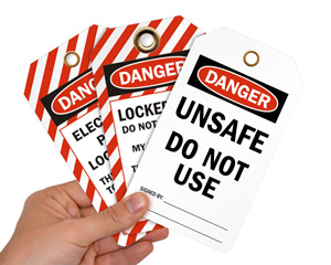 Danger Lockout Tags