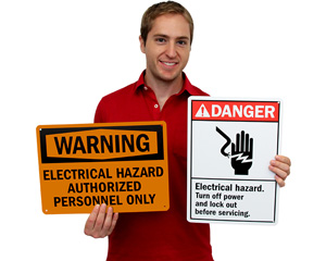 Electrical Hazard Signs