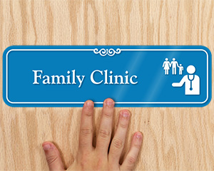 Designer Family Clinic Sign