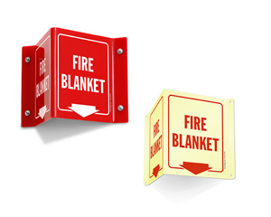 Fire Blanket Projecting Sign