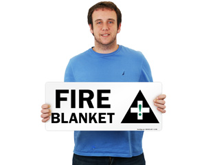 Fire Blanket Sign