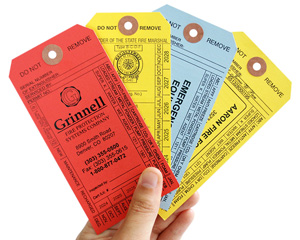 Custom Fire Extinguisher Tags
