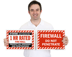 Firewall Signs