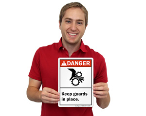 Machine Guarding Signs
