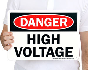 High Voltage Signs