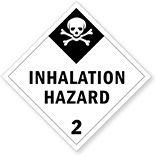 Class 2 Inhalation Hazard Placards 