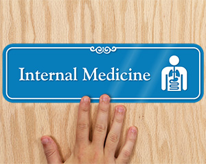 Decor Internal Medicine Sign