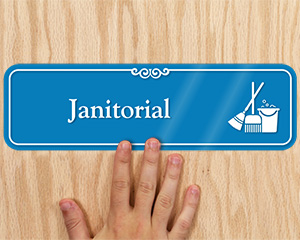 Janitorial Door Sign