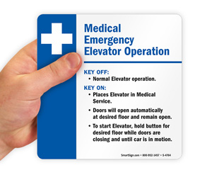 Workplace Elevator Sign