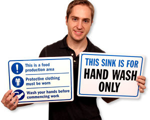 Food Preparation Signs