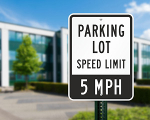 Village Speed Limit 30Mph Sign