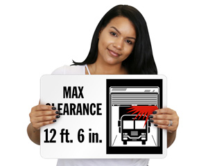 Max Clearance Sign