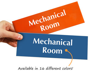 Mechanical Room Signs