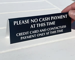 12"x18" We Accept Credit Cards Yard Sign Money Credit Payday Retail Store Sign 