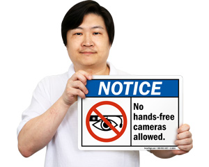 No Camera Allowed Sign