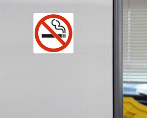 No Smoking Door Sign