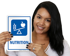 Nutrition Door Sign