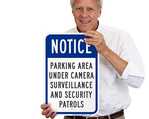 Notice Video Surveillance Sign