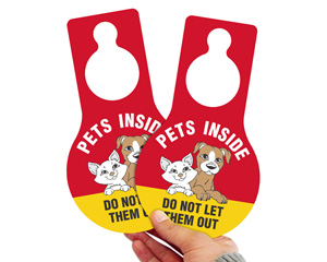 Pet Travel Hotel Door Hangers