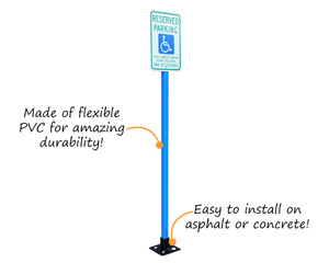 Plastic Post Sign Kit