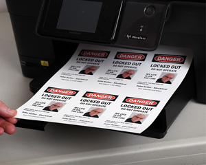 Print Your Own Lockout Tags