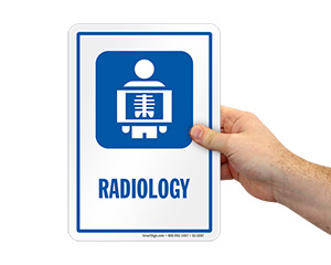 Radiology Door Sign