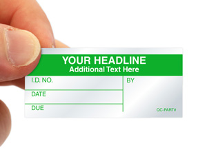 Aluminum Calibration Labels