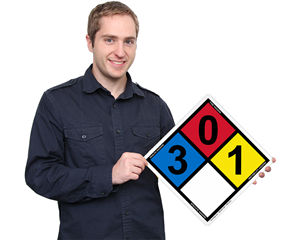 Sodium Hydroxide NFPA Placard