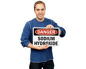 Sodium Hydroxide Signs